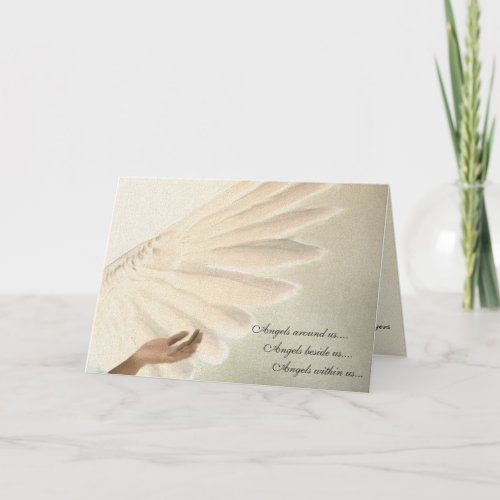 Angels Wings Greeting Card _ Custom Order 2
