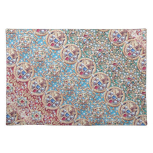 ANGELS WITH ANTIQUE JEWELS,GEMSTONES,PEARLS PLACEMAT