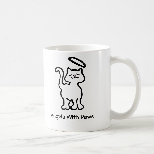Angels With Paws Coffee Mug (Right)