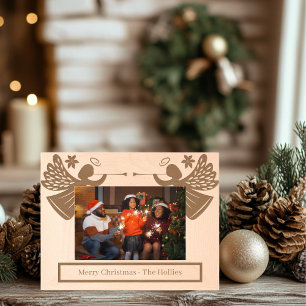 Angels Wooden Engraved Frames