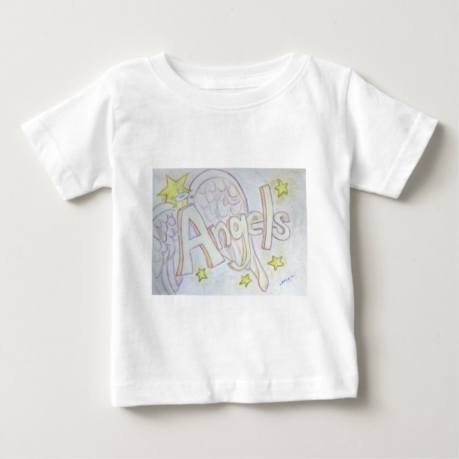 Angels Word Inspirational Custom Art Shirts (Front)