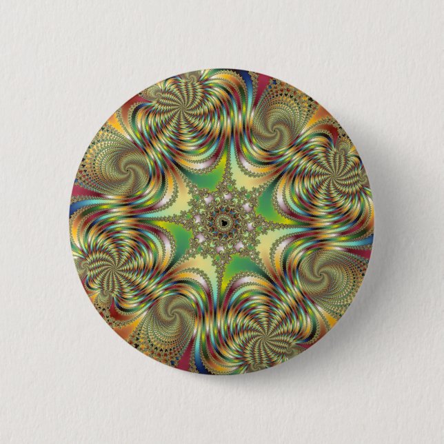 Angelus - Fractal Button (Front)