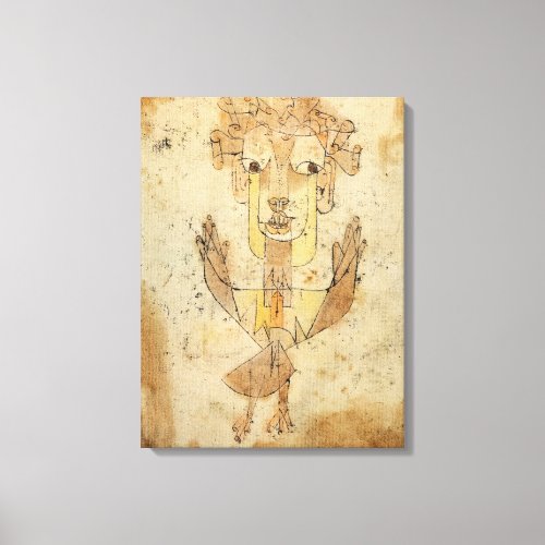 Angelus Novus by Paul Klee Canvas Print