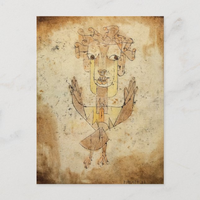 Angelus Novus by Paul Klee Postcard (Front)
