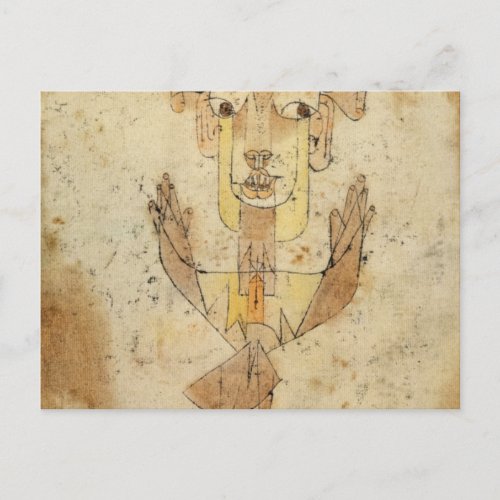 Angelus Novus by Paul Klee Postcard