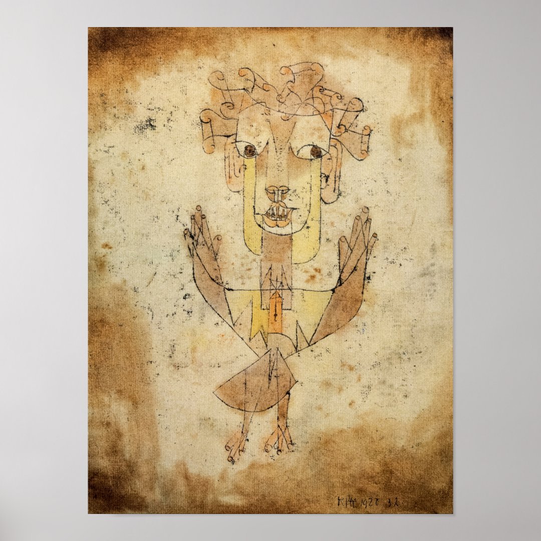 Angelus Novus by Paul Klee Poster | Zazzle