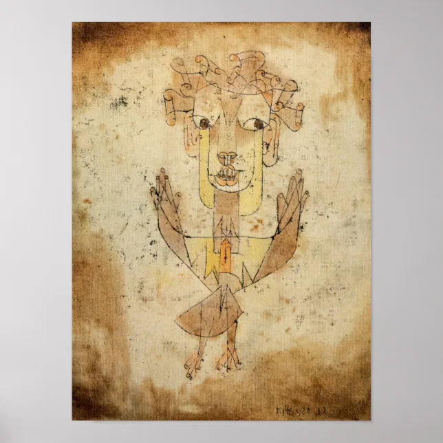 Angelus Novus by Paul Klee Poster | Zazzle