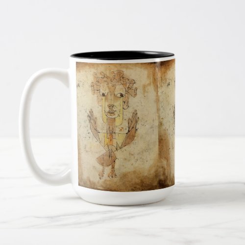 Angelus Novus by Paul Klee Two_Tone Coffee Mug