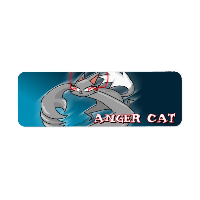 ANGER CAT LABEL (Front)