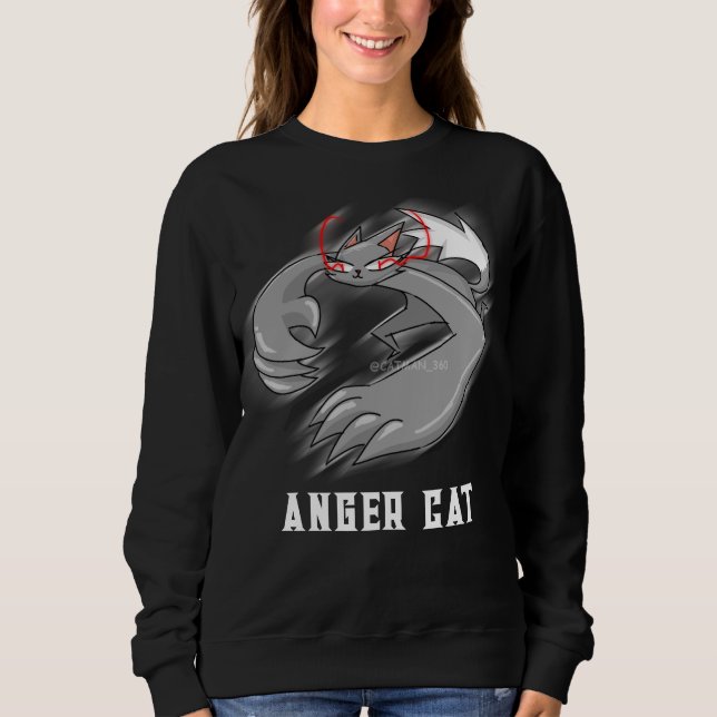 ANGER CAT SWEATSHIRT (Front)