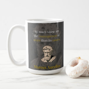 Anger Hurts You Most: Marcus Aurelius on Restraint Coffee Mug