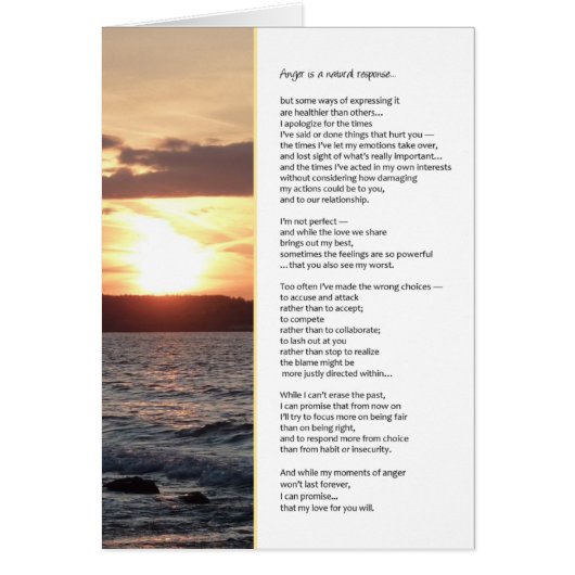 Anger is a natural response...Relationships Cards (Front)