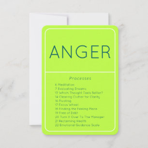 Anger LOA Emotional Guidance Scale Card