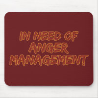 Anger Management custom color mousepad