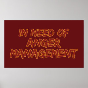Anger Management custom color poster