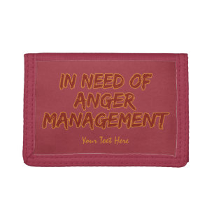 Anger Management custom color wallets