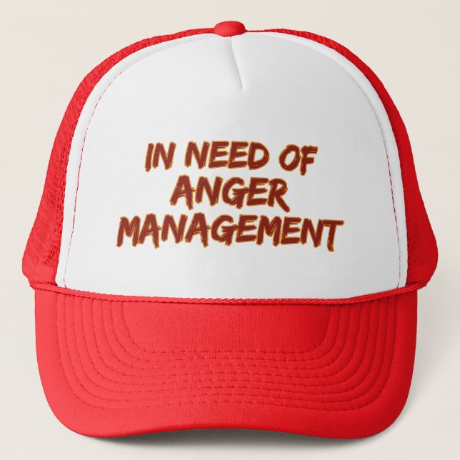 Anger Management hat - choose color (Front)