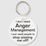 Anger Management Key Chain at Zazzle