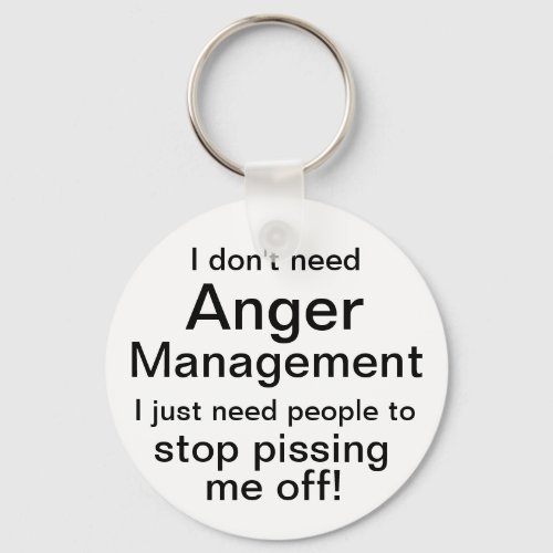 Anger Management Key Chain