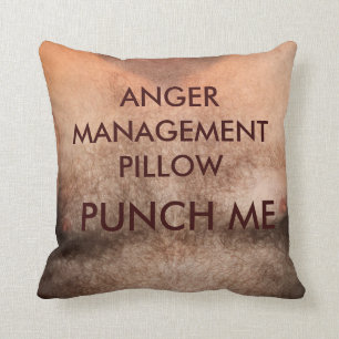 ANGER MANAGEMENT PUNCH ME PILLOW