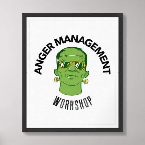 Anger Management Workshop Framed Art