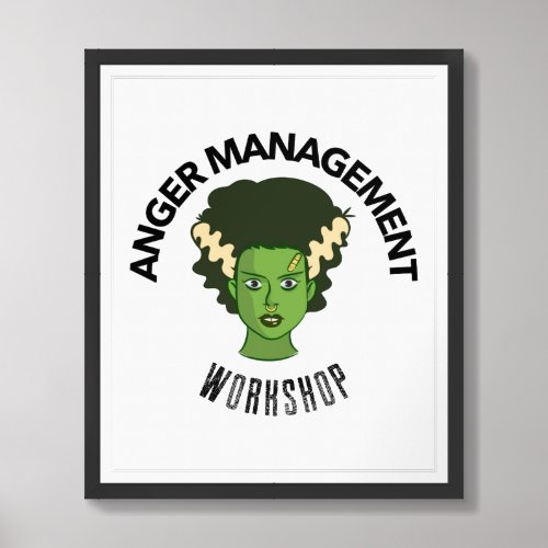 Anger Management Workshop Framed Art