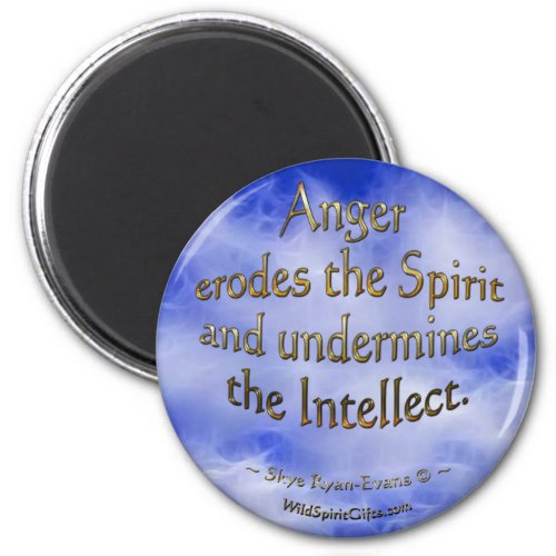 Anger Motivational Poetry Magnet