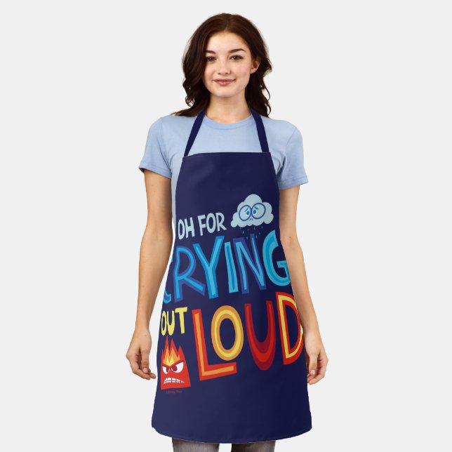 Anger & Sadness "Oh For Crying Out Loud" Apron (Worn)