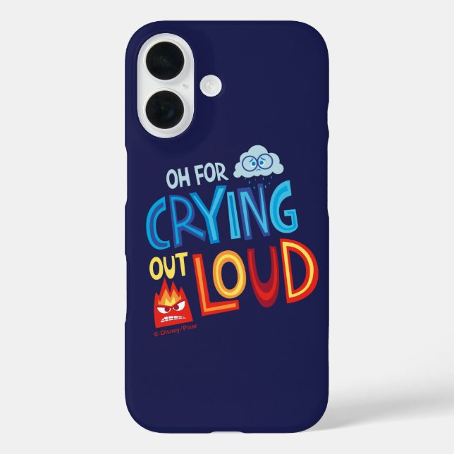 Anger & Sadness "Oh For Crying Out Loud" Case-Mate iPhone Case (Back)