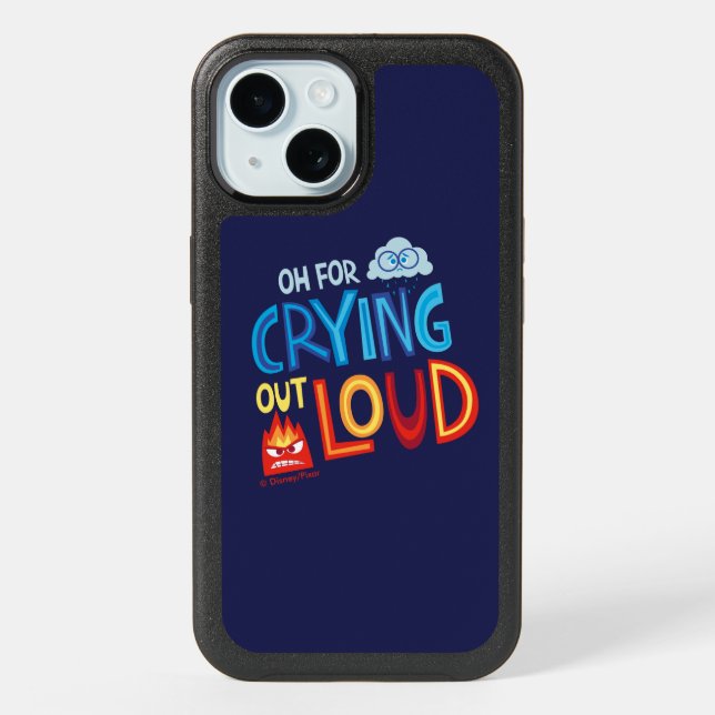 Anger & Sadness "Oh For Crying Out Loud" iPhone 15 Case (Back)