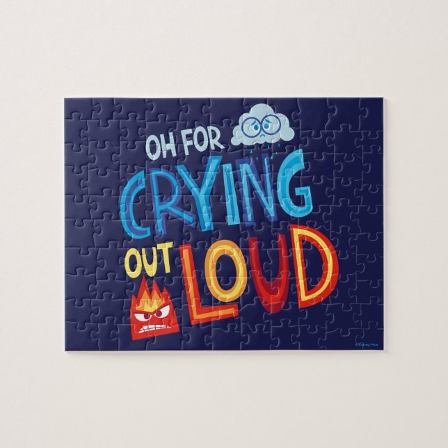 Anger & Sadness "Oh For Crying Out Loud" Jigsaw Puzzle (Horizontal)
