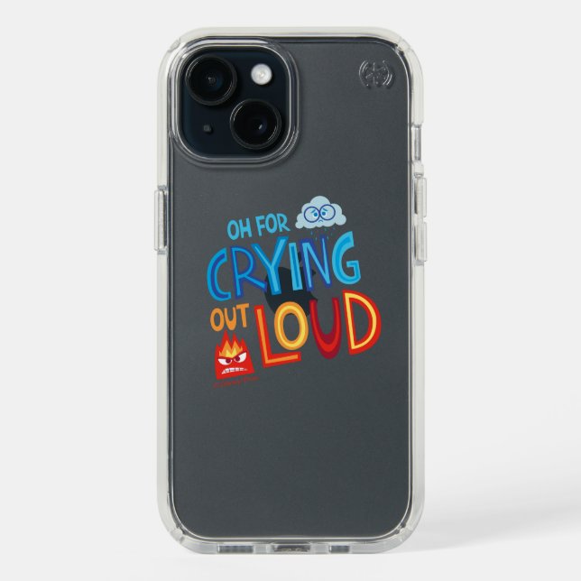 Anger & Sadness "Oh For Crying Out Loud" Speck iPhone Case (Front (Black))