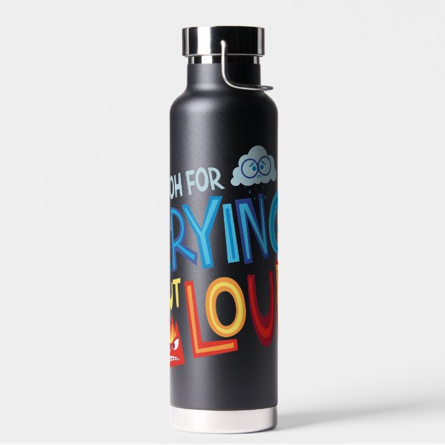 Anger & Sadness "Oh For Crying Out Loud" Water Bottle (Left)
