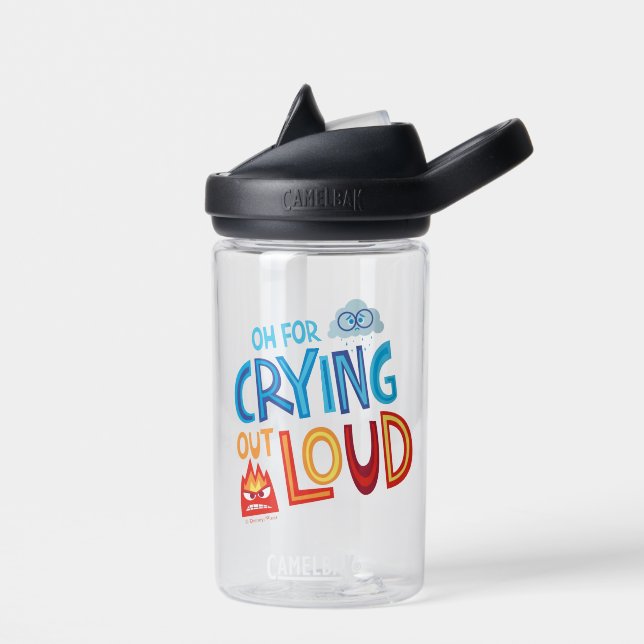 Anger & Sadness "Oh For Crying Out Loud" Water Bottle (Left)