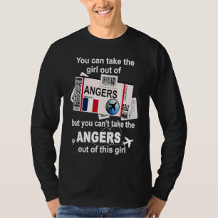 Angers Boarding Pass Angers Girl Angers T-Shirt
