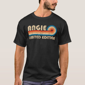 ANGIE Name 80s 90s Funny Retro Vintage Birthday T-Shirt