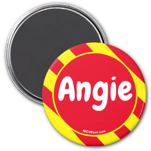 Angie Red/Yellow Magnet