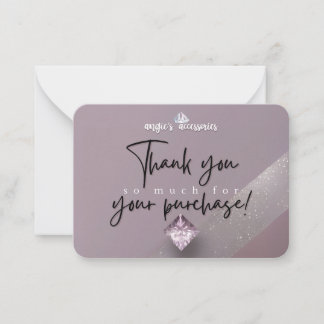 Angie's Accessories Custom Thank You Card