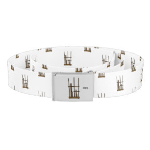 Angklung cartoon illustration belt