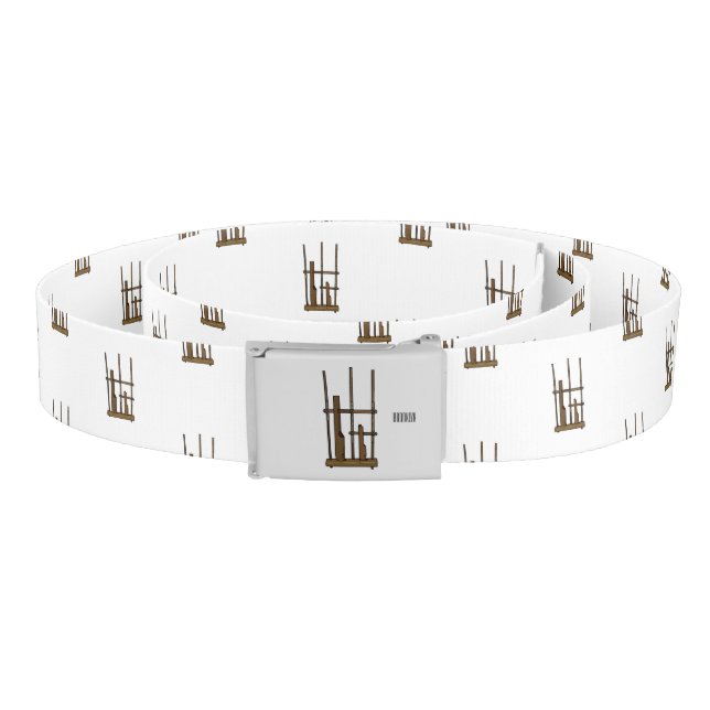 Angklung cartoon illustration belt (Coil)