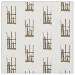 Angklung cartoon illustration fabric