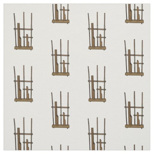 Angklung cartoon illustration fabric