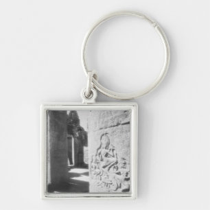 Angkor Cambodia, Apsara Carving The Bayon 2 Keychain