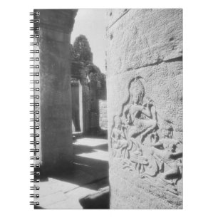 Angkor Cambodia, Apsara Carving The Bayon 2 Notebook