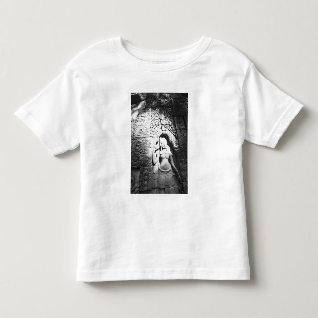 Angkor Cambodia, Apsara Carving The Bayon Toddler T-shirt (Front)