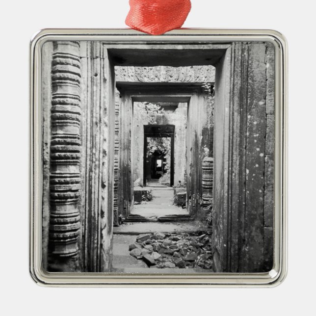 Angkor Cambodia, Doorways Preah Khan Metal Ornament (Front)