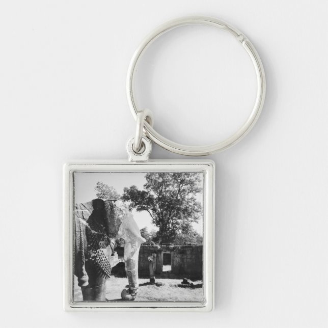 Angkor Cambodia, Pre Rup Temple 2 Keychain (Front)