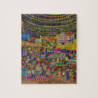 'Angkor Night Market' Jigsaw Puzzle