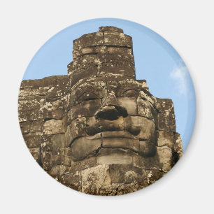 angkor rock face magnet