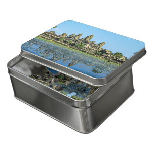 Angkor Wat and reflection in the lake - Cambodia Jigsaw Puzzle